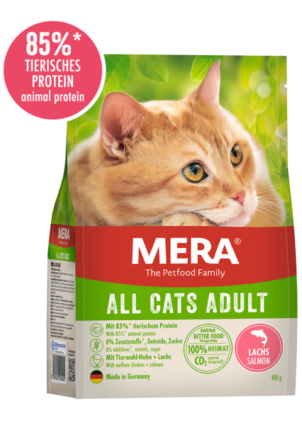 Mera All Cats Adult Tahılsız Taze Somon Balıklı Kedi Maması 2 Kg