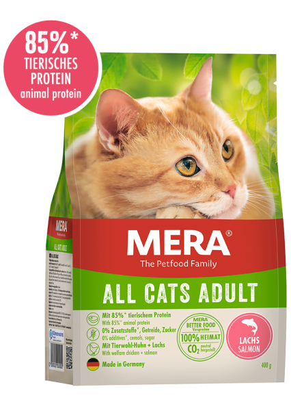 Mera All Cats Adult Tahılsız Taze Somon Balıklı Kedi Maması 2 Kg