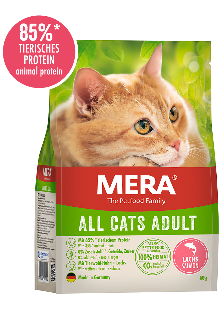 Mera All Cats Adult Tahılsız Taze Somon Balıklı Kedi Maması 10 Kg