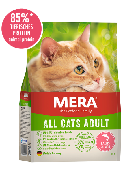 Mera All Cats Adult Tahılsız Taze Somon Balıklı Kedi Maması 10 Kg