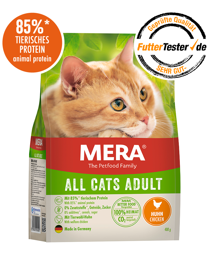 Mera All Cats Adult Tahılsız Taze Tavuk Etli Kedi Maması 2 Kg