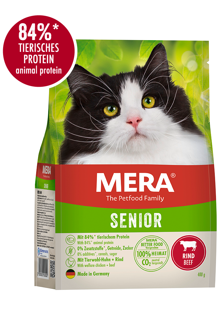 Mera Senior Beef Tahılsız Taze Sığır Etli Yaşlı Kedi Maması 2 Kg