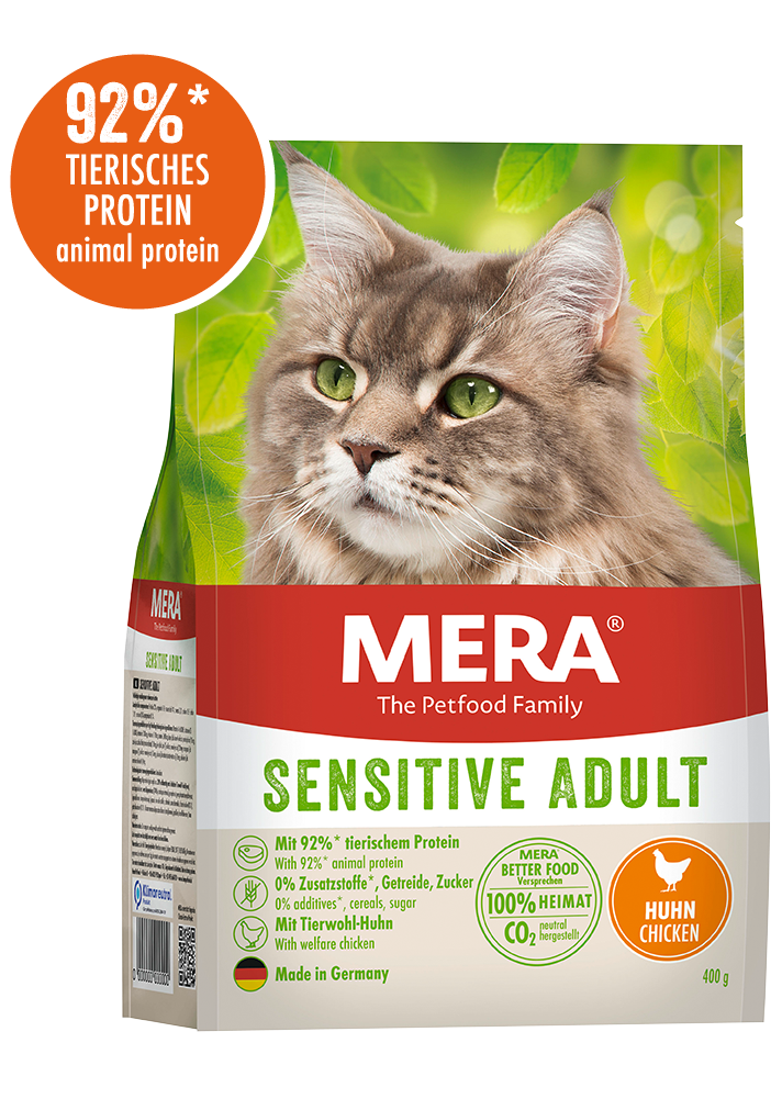 Mera Sensitive Adult Tahılsız Taze Tavuk Etli Hassas Yetişkin Kedi Maması 10 Kg