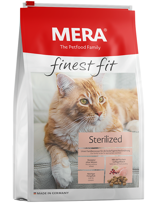 Mera Finest Fit Sterilized Glutensiz Taze Tavuk Etli Kısırlaştırılmış Kedi Maması 4 Kg