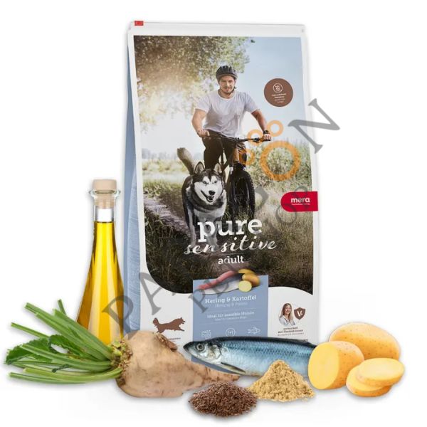 Mera Pure Sensitive Tahılsız Taze Ringa Balıklı ve Patatesli Yetişkin Köpek Maması 12.5 Kg