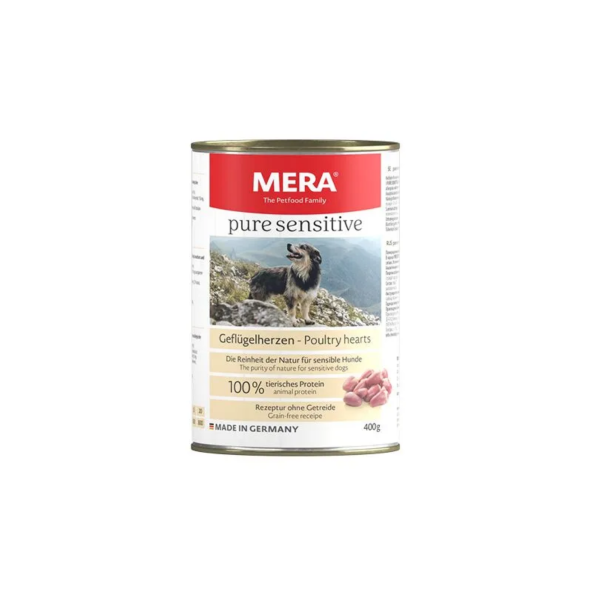 Mera Pure Sensitive Tahılsız Kümes Hayvanı Etli Yetişkin Köpek Konserve Yaş Mama 400 gr
