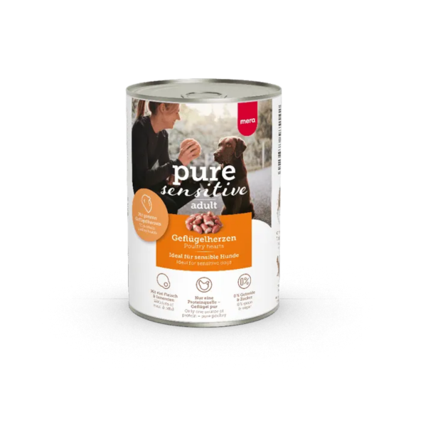 Mera Pure Sensitive Tahılsız Kümes Hayvanı Etli Yetişkin Köpek Konserve Yaş Mama 400 gr