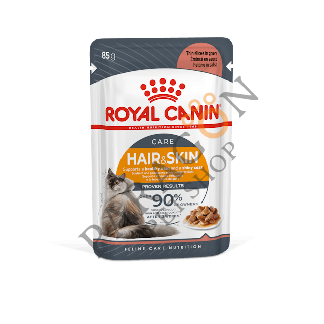 Royal Canin Pouch Gravy Hair Skin Hassas Tüylü Kedi Maması 85 Gr