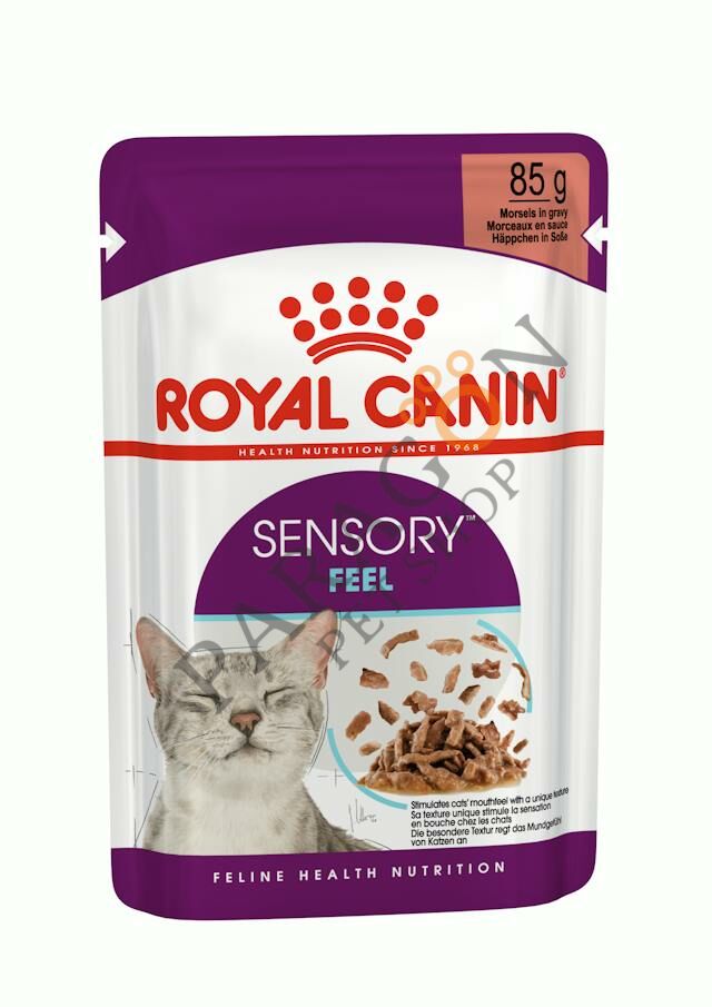 Royal Canin Sensory Feel Gravy Pouch Yaş Kedi Maması 85 Gr