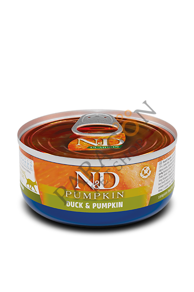 N&D Pumpkin Balkabaklı ve Ördek Etli Kedi Yetişkin Yaş Mama 70 Gr