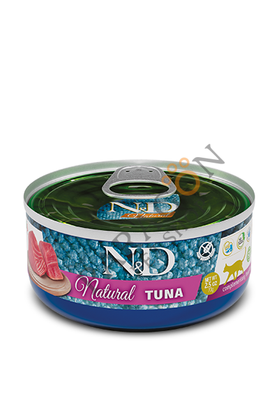 N&D Natural Ton Balığı Kedi Yetişkin Yaş Mama 70 Gr