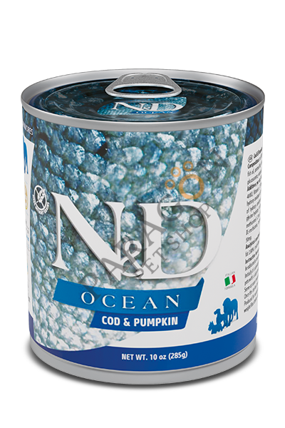 N&D Ocean Morina Balıklı ve Balkabaklı Köpek Yetişkin Yaş Mama 285 Gr