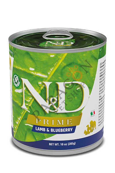 N&D Prime Kuzu Etli ve Yaban Mersini Köpek Yetişkin Yaş Mama 285 Gr