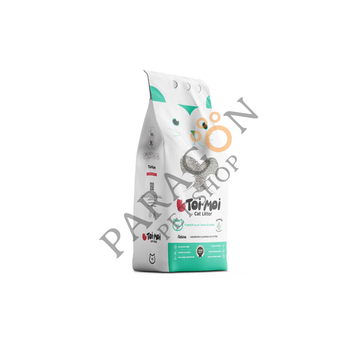 Toi Moi Kokusuz Sodyum Bentonit Kedi Kumu 10 L