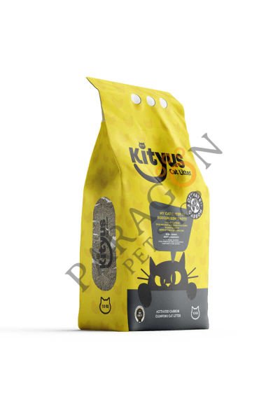 Kityus Aktif Karbonlu Sodyum Bentonit Kedi Kumu 10 L