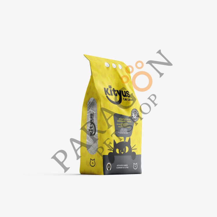 Kityus Aktif Karbonlu Sodyum Bentonit Kedi Kumu 5 L