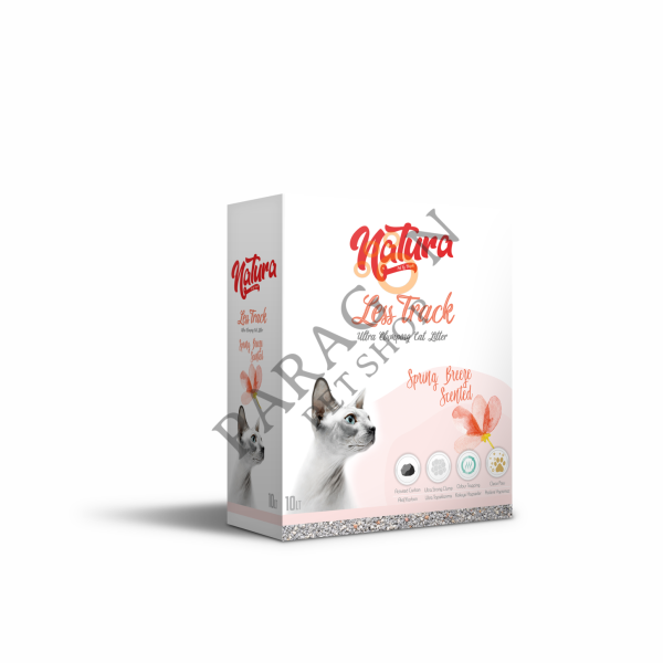 Natura Less Track Bahar Esintisi Kokulu Bentonit Kedi Kumu 10 L