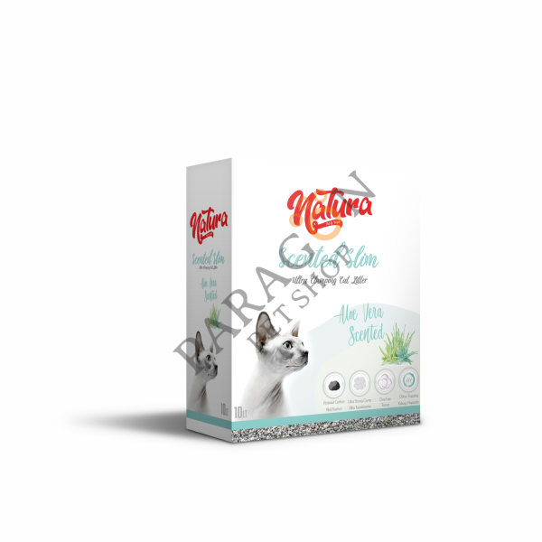 Natura Scented Slim Aloe Vera Özlü Bentonit Kedi Kumu 10 L