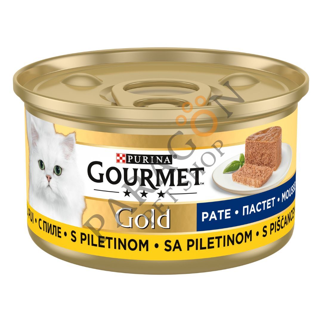 Gourmet Gold Kıyılmış Tavuklu Yaş Kedi Maması 85 g