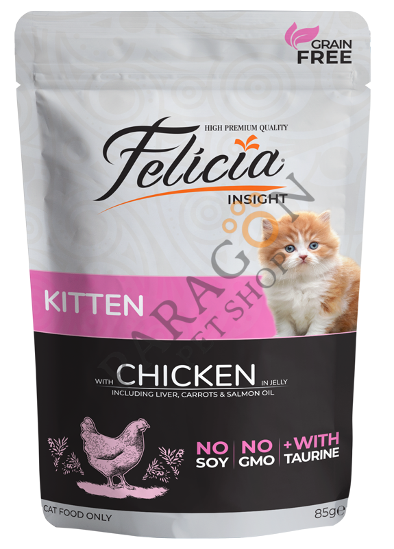 Felicia Tahılsız Tavuklu Yavru Kedi Yaş Maması 85 gr