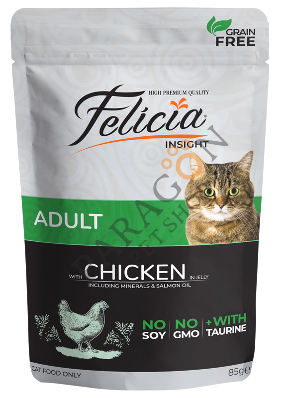 Felicia Tahılsız Tavuklu Yetişkin Kedi Yaş Maması 85 gr