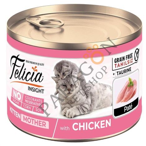 Felicia Tahılsız Tavuklu Anne ve Yavru Kedi Konservesi 200 Gr