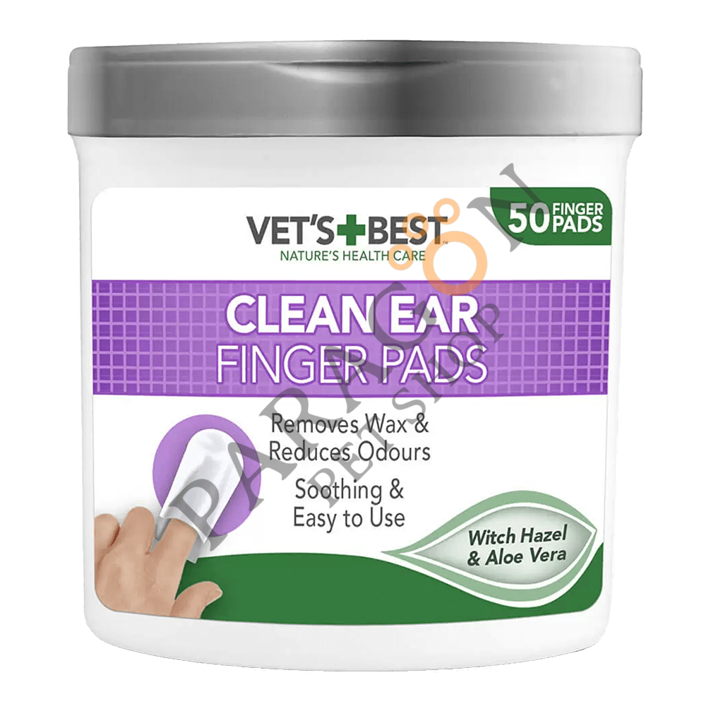 Vet’s Best Kulak Temizleme Parmak Pedi 50 Adet
