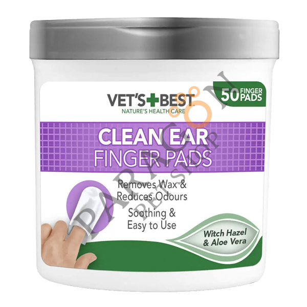 Vet’s Best Kulak Temizleme Parmak Pedi 50 Adet