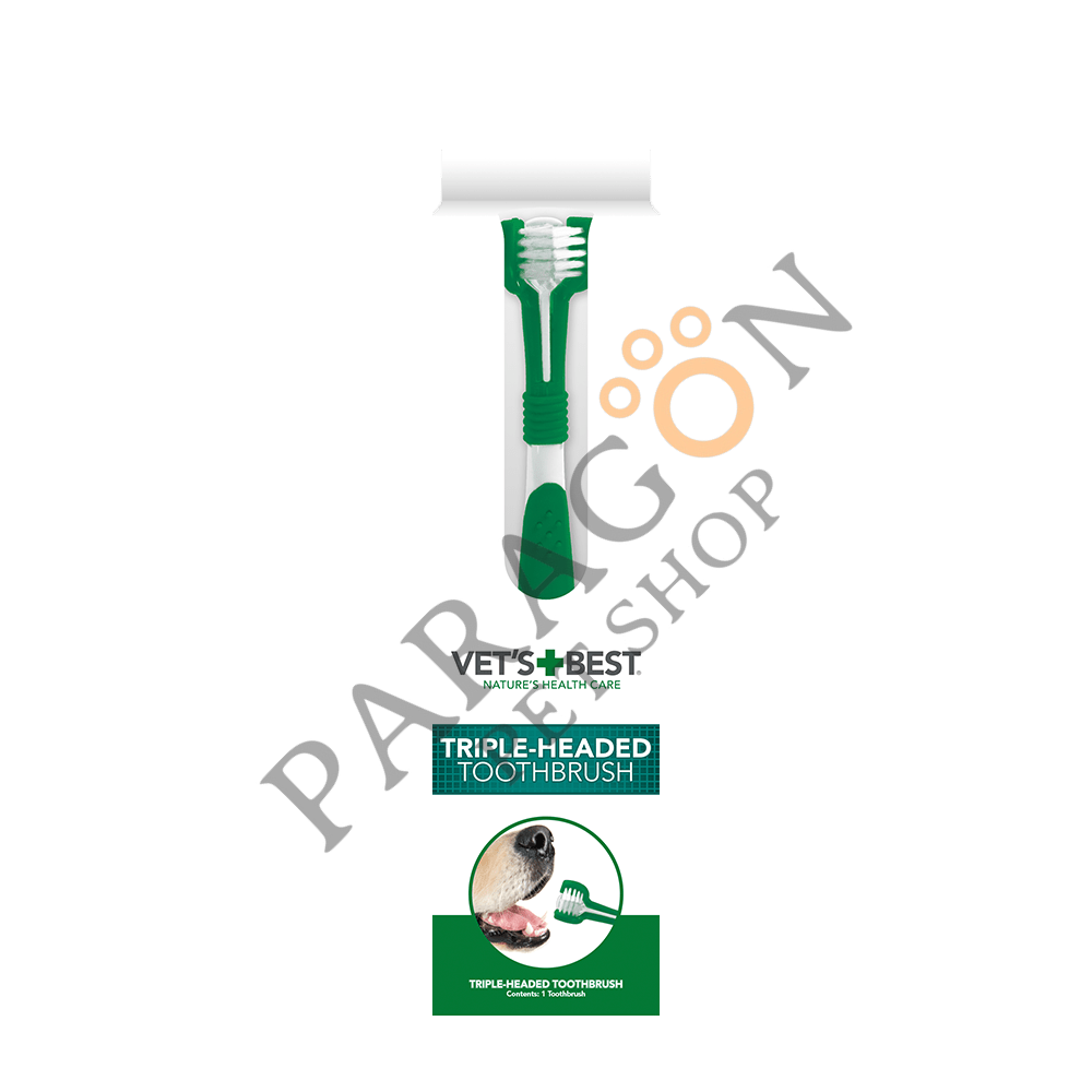 Vet’s Best Üç Başlı Diş Fırçası