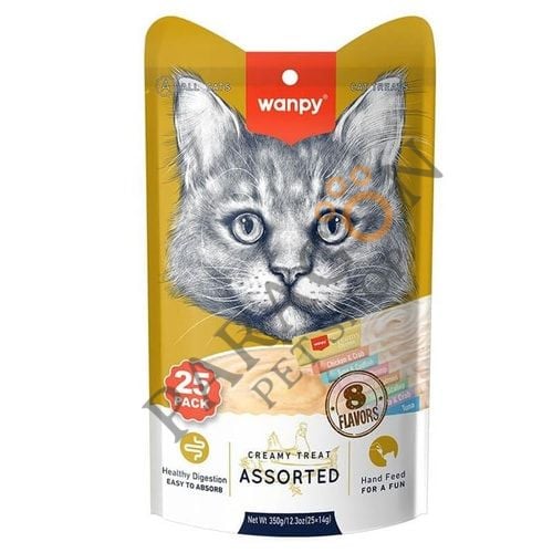 Wanpy Karışık Sıvı Kedi Ödülü 25x14 gr