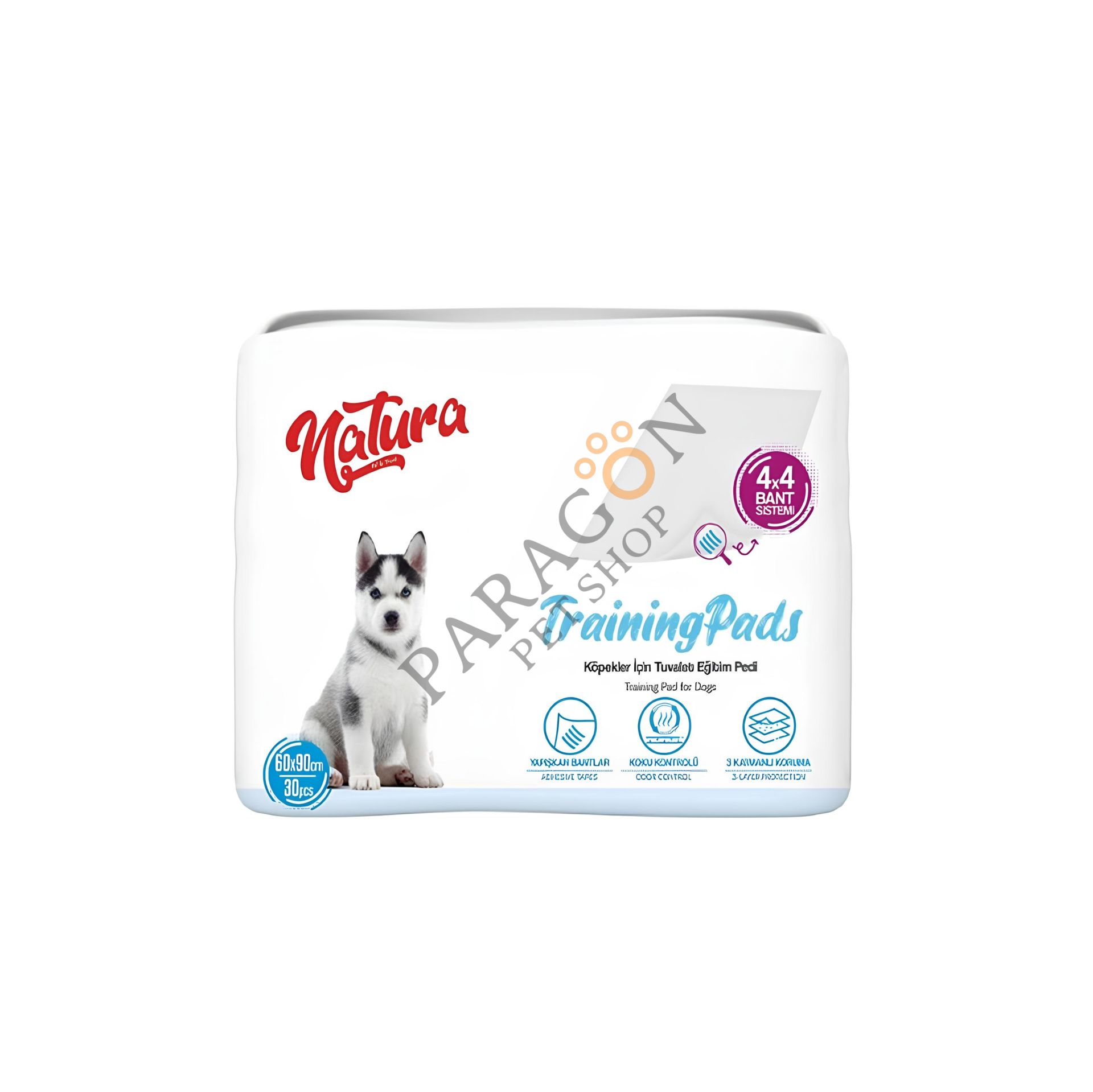 Natura TrainingPads Köpek Tuvalet Eğitim Pedi 60×90 30 lu