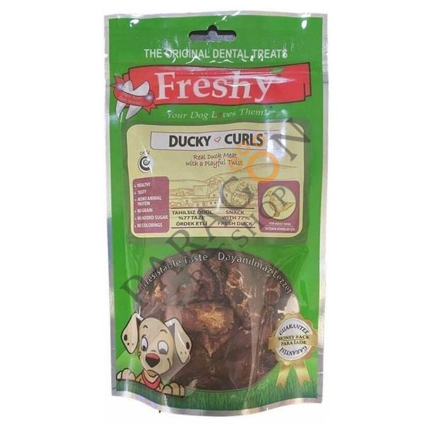 Freshy Ducky Curls Tahılsız Ördekli Köpek Ödülü