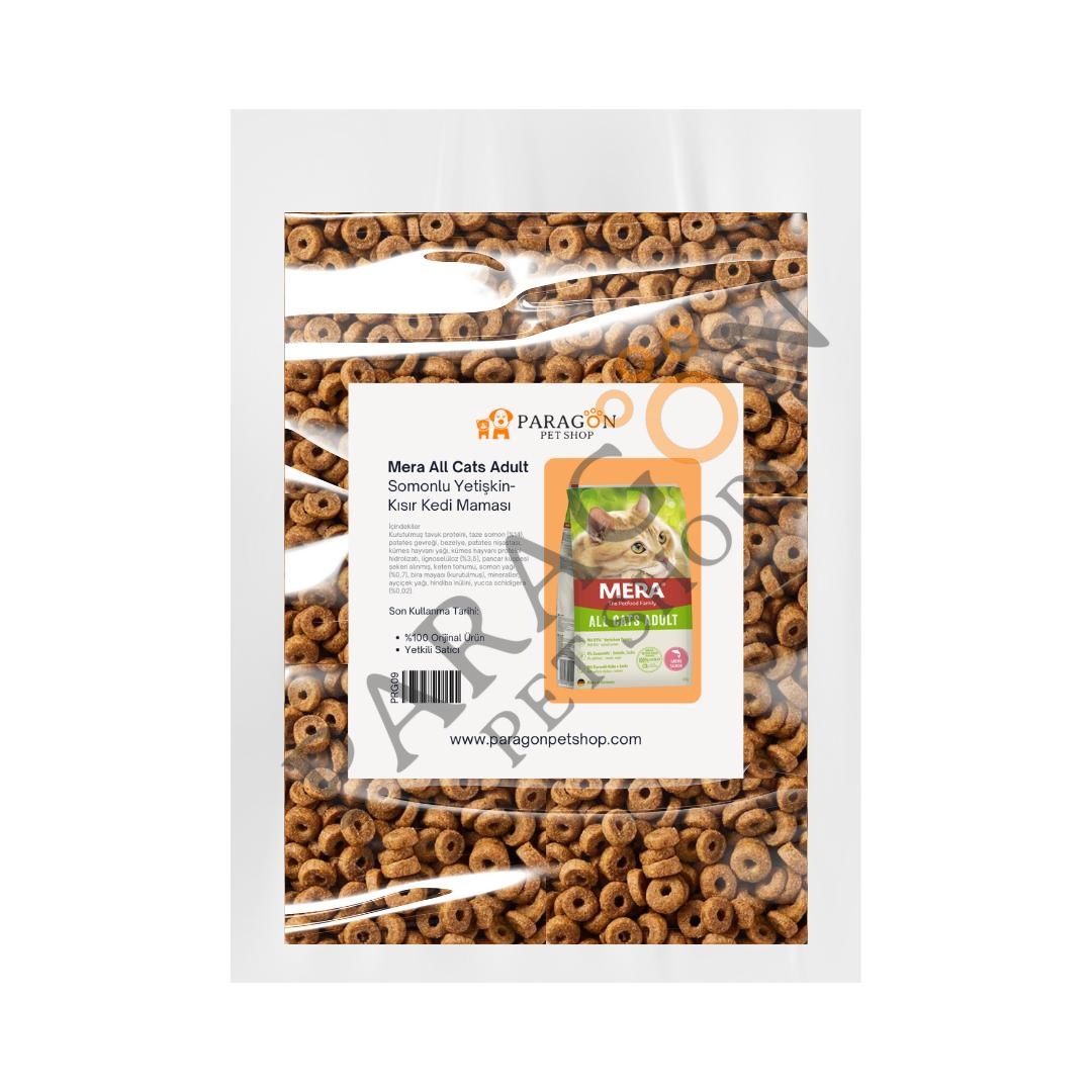Mera All Cats Adult Tahılsız Taze Somon Balıklı Açık Kedi Maması 1 Kg