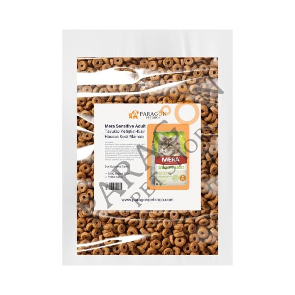 Mera Sensitive Adult Tahılsız Taze Tavuk Etli Hassas Yetişkin Açık Kedi Maması 1 Kg