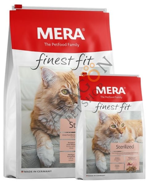 Mera Finest Fit Sterilized Glutensiz Taze Tavuk Etli Kısırlaştırılmış Kedi Maması 10 Kg + 4 Kg Kampanya