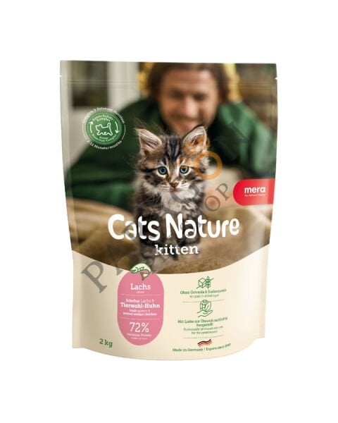 Mera Cats Nature Kitten Somonlu Tahılsız Yavru Kedi Maması 2 Kg