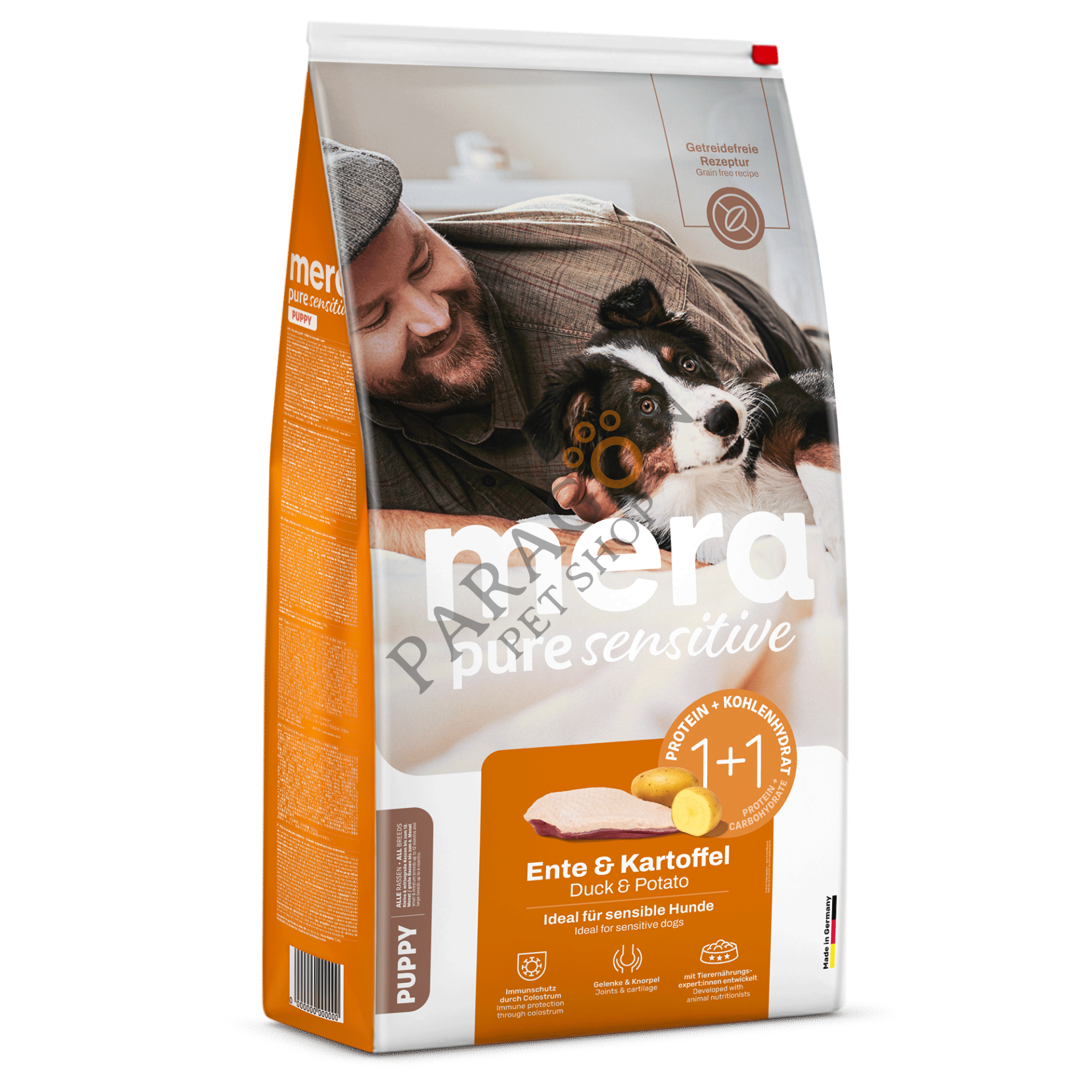 Mera Pure Sensitive Tahılsız Ördekli ve Patatesli Yavru Köpek Maması 1 Kg