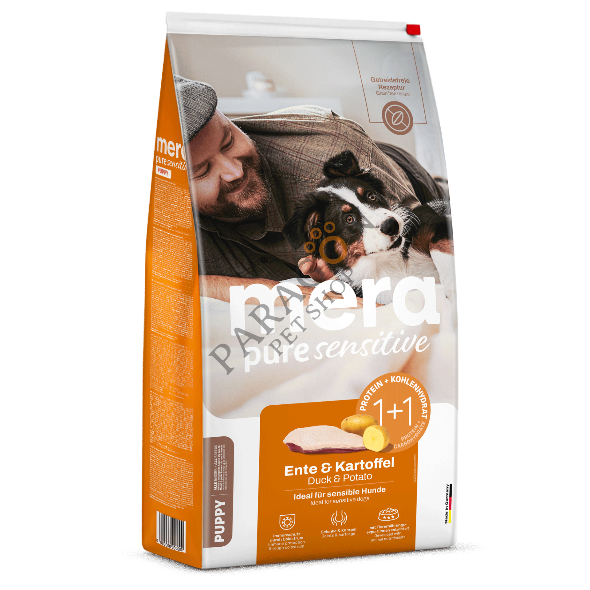Mera Pure Sensitive Tahılsız Ördekli ve Patatesli Yavru Köpek Maması 1 Kg