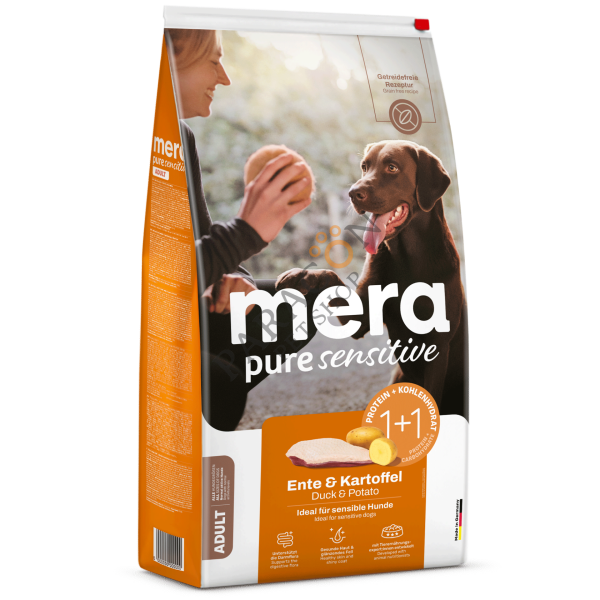 Mera Pure Sensitive Tahılsız Ördekli ve Patatesli Yetişkin Köpek Maması 4 Kg